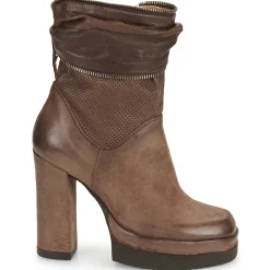 Online Airstep / A.S.98 - BLOC ZIP Marron