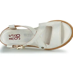 Clearance Airstep / A.S.98 - LAGOS SANDALS Argenté