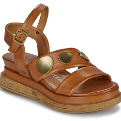 Sale Airstep / A.S.98 - LAGOS SANDALS Camel