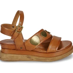 Sale Airstep / A.S.98 - LAGOS SANDALS Camel