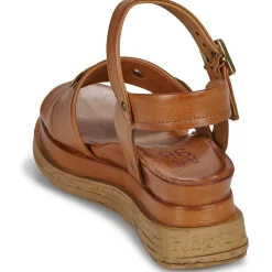 Sale Airstep / A.S.98 - LAGOS SANDALS Camel