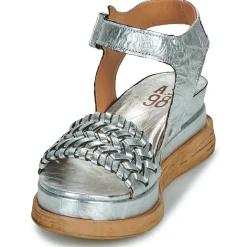 Clearance Airstep / A.S.98 - LAGOS SANDALS Argenté