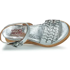 Clearance Airstep / A.S.98 - LAGOS SANDALS Argenté