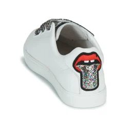 Outlet Bons baisers de Paname - EDITH GLITTER TONGUE Blanc