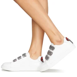 Outlet Bons baisers de Paname - EDITH GLITTER TONGUE Blanc