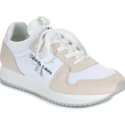 Clearance Calvin Klein Jeans - RUNNER SOCK LACEUP NY-LTH W Blanc