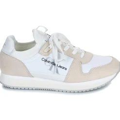 Clearance Calvin Klein Jeans - RUNNER SOCK LACEUP NY-LTH W Blanc