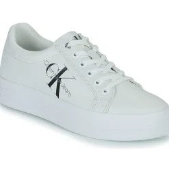 Calvin Klein Jeans - VULC FLATFORM LACEUP Blanc