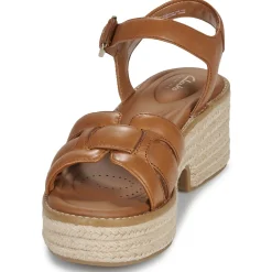 Online Clarks - COLEDALE STRAP Marron