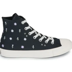 Outlet Converse - CHUCK TAYLOR ALL STAR EMBROIDERED FLOWERS Noir