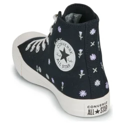 Outlet Converse - CHUCK TAYLOR ALL STAR EMBROIDERED FLOWERS Noir