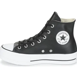 Best Converse - CHUCK TAYLOR ALL STAR LIFT CLEAN LEATHER HI Noir