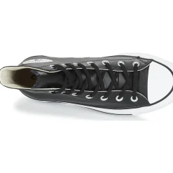 Best Converse - CHUCK TAYLOR ALL STAR LIFT CLEAN LEATHER HI Noir