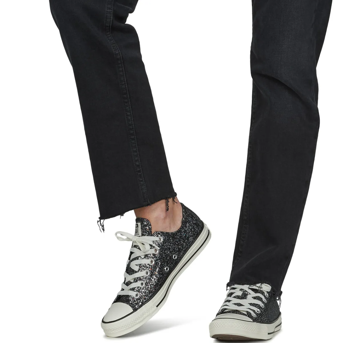 Sale Converse - CHUCK TAYLOR ALL STAR GLITTER Noir