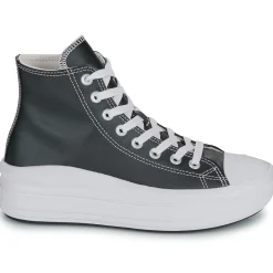 New Converse - CHUCK TAYLOR ALL STAR MOVE PLATFORM LEATHER Noir