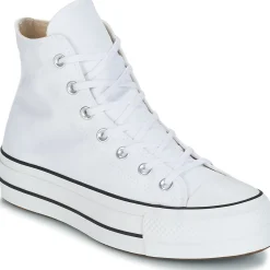 Clearance Converse - CHUCK TAYLOR ALL STAR LIFT CANVAS HI Blanc