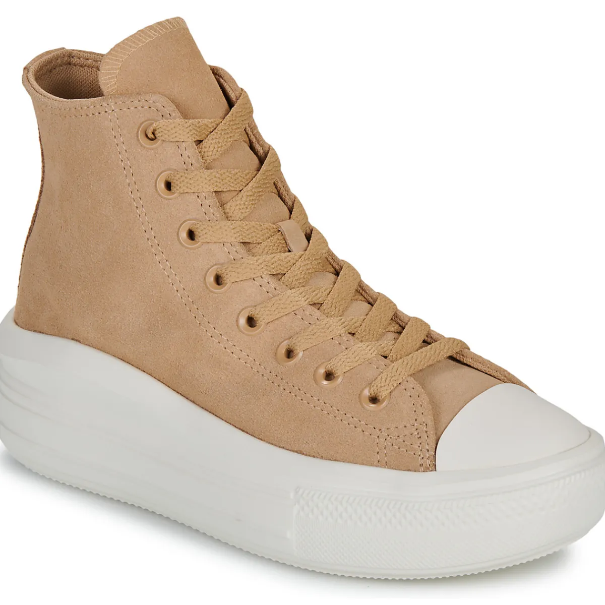 New Converse - CHUCK TAYLOR ALL STAR MOVE PLATFORM COLORFUL SUEDE Beige