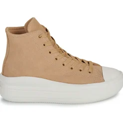 New Converse - CHUCK TAYLOR ALL STAR MOVE PLATFORM COLORFUL SUEDE Beige