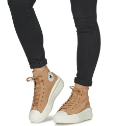 New Converse - CHUCK TAYLOR ALL STAR MOVE PLATFORM COLORFUL SUEDE Beige