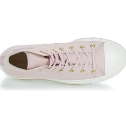 Outlet Converse - CHUCK TAYLOR ALL STAR LIFT PLATFORM TAILORED LINES Rose