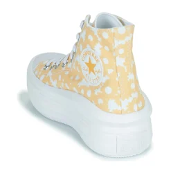 Online Converse - CHUCK TAYLOR ALL STAR MOVE FLORAL PLATFORM LO-FI CRAFT HI Jaune