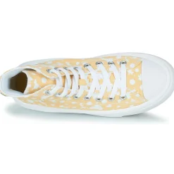 Online Converse - CHUCK TAYLOR ALL STAR MOVE FLORAL PLATFORM LO-FI CRAFT HI Jaune