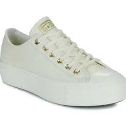 Online Converse - CHUCK TAYLOR ALL STAR LIFT PLATFORM GOLD Blanc