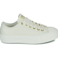 Online Converse - CHUCK TAYLOR ALL STAR LIFT PLATFORM GOLD Blanc