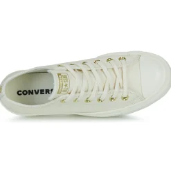 Online Converse - CHUCK TAYLOR ALL STAR LIFT PLATFORM GOLD Blanc
