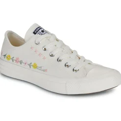 Sale Converse - CHUCK TAYLOR ALL STAR EMBROIDERED FLOWERS Beige