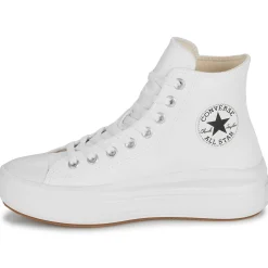 Best Converse - CHUCK TAYLOR ALL STAR MOVE PLATFORM LEATHER Blanc