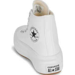 Best Converse - CHUCK TAYLOR ALL STAR MOVE PLATFORM LEATHER Blanc