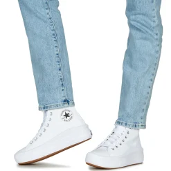 Best Converse - CHUCK TAYLOR ALL STAR MOVE PLATFORM LEATHER Blanc