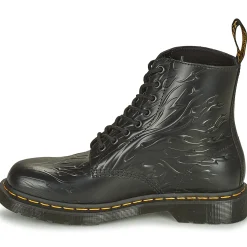 New Dr. Martens - 1460 FLAMES Noir