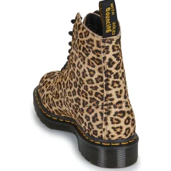 Outlet Dr. Martens - 1460 Pascal Light Tan Mini Leopard Spot Hair On