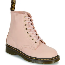 Online Dr. Martens - 1460 Pascal Powder Pink Milled Nubuck WP Rose