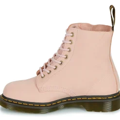 Online Dr. Martens - 1460 Pascal Powder Pink Milled Nubuck WP Rose