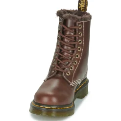 New Dr. Martens - 1460 SERENA DARK BROWN CLASSIC PULL UP Marron