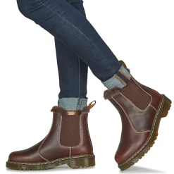 Discount Dr. Martens - 2976 SERENA DARK BROWN CLASSIC PULL UP Marron