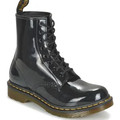 Outlet Dr. Martens - 1460 W BLACK PATENT LAMPER Noir