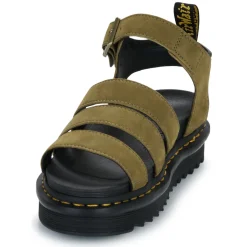 Best Dr. Martens - Blaire Muted Olive Tumbled Nubuck Taupe