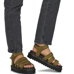 Best Dr. Martens - Blaire Muted Olive Tumbled Nubuck Taupe