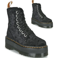 Online Dr. Martens - JADON BOOT MAX CRUSH VELVET NoirVelours