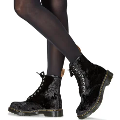 New Dr. Martens - VEGAN 1460 BLACK VELVET Noir