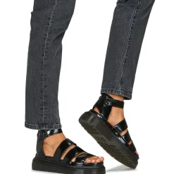 Clearance Dr. Martens - VEGAN CLARISSA BLACK OXFORD Noir