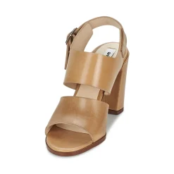 Dune London - CUPPED BLOCK HEEL SANDAL Beige