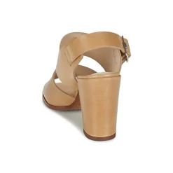 Dune London - CUPPED BLOCK HEEL SANDAL Beige