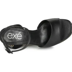 Exé Shoes - 691-ANCONA-LEATHER-BLACK Noir