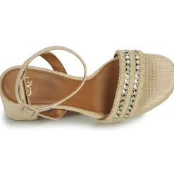 Clearance Exé Shoes - 619-ANCONA-RAFFIA--GOLD Beige
