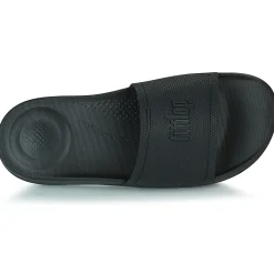 Best FitFlop - Iqushion Pool Slide Tonal Rubber Noir